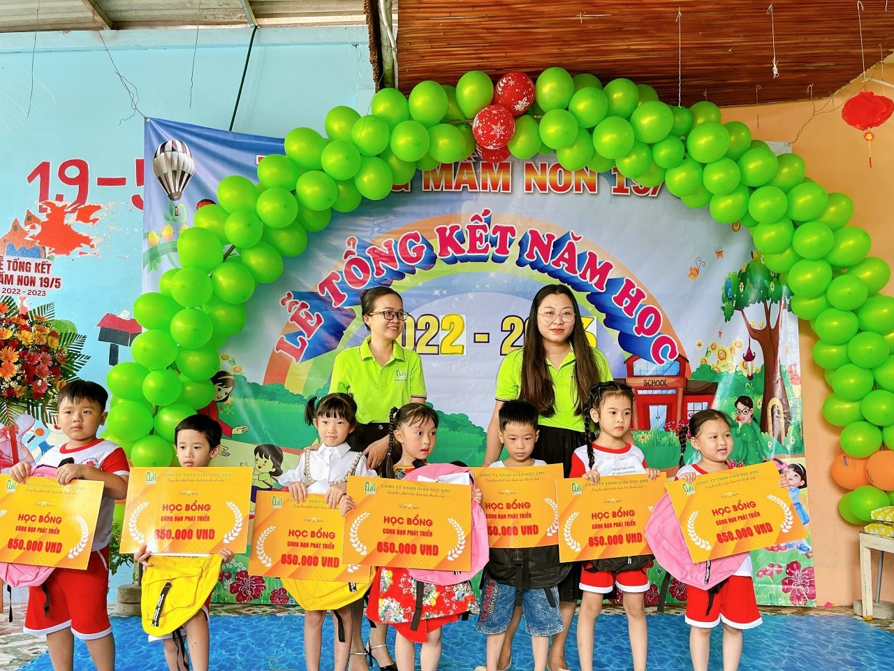 Ngày 25/05/2023: Trường “Mầm non Tư Thục 19/5” tổ chức lễ tổng kết và trao học bổng, tôn vinh sự thành công của các em nhỏ