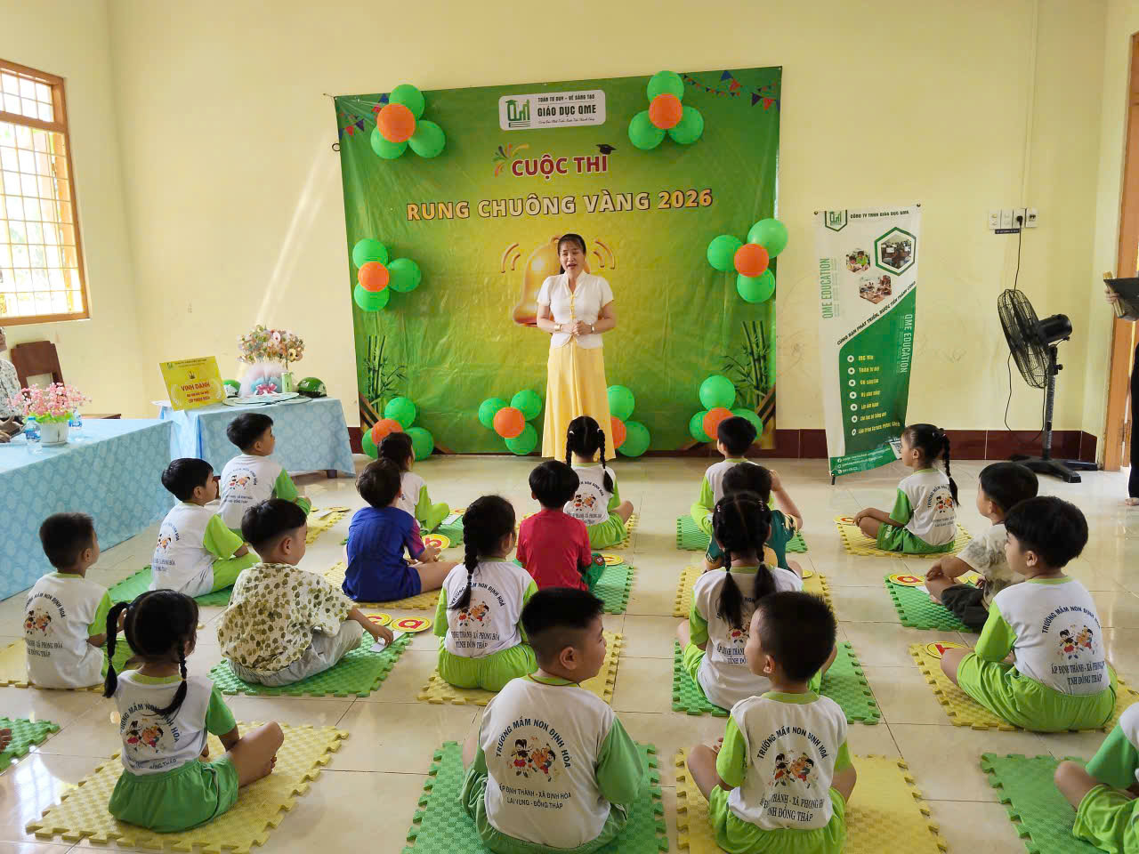 Trường Mầm non Định Hòa tổ chức thành công cuộc thi “Rung Chuông Vàng 2026”